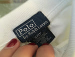 Ralph Lauren Boys White Polo T-Shirt Long Sleeves Top Size 3 years children