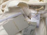 Emilio Pucci MOST WANTED White Silk Blend Lace Dress Ladies
