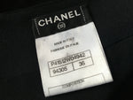 CHANEL Paris-Byzance Black Knee-Length Skirt Ladies