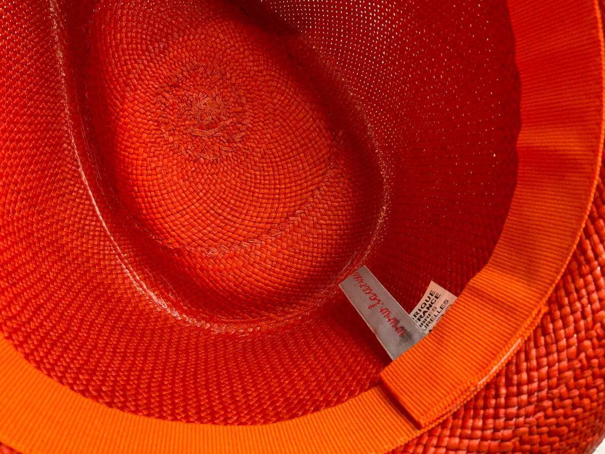 La Cerise Sur Le Chapeau - Natural Straw Hat Size 56 ladies