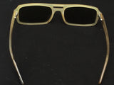 RetroSpecs & Co. REAL BUFFALO HORN sunglasses 12K GOLD INLAY CIRCA 1930-40'S 55/19 MEN