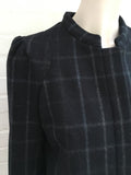 Vanessa Bruno Athé Wool Blend Checked Short COAT JACKET Ladies