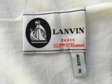 LANVIN Thin Knit Cashmere V neck Top Size XS ladies