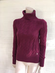 Loro Piana Ladies BABY CASHMERE Cable Knit Jumper Sweater Pullover I 42 Ladies