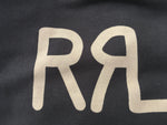 Ralph Lauren RRL Cotton T-Shirt Faded Black Canvas Womens ladies
