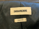 Zadig & Voltaire's Liam Lamb's Leather Cropped Jacket Size XS ladies