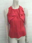 ETRO ravishing Ruffled silk blouse top Size I 40 UK 8 US 4 ladies
