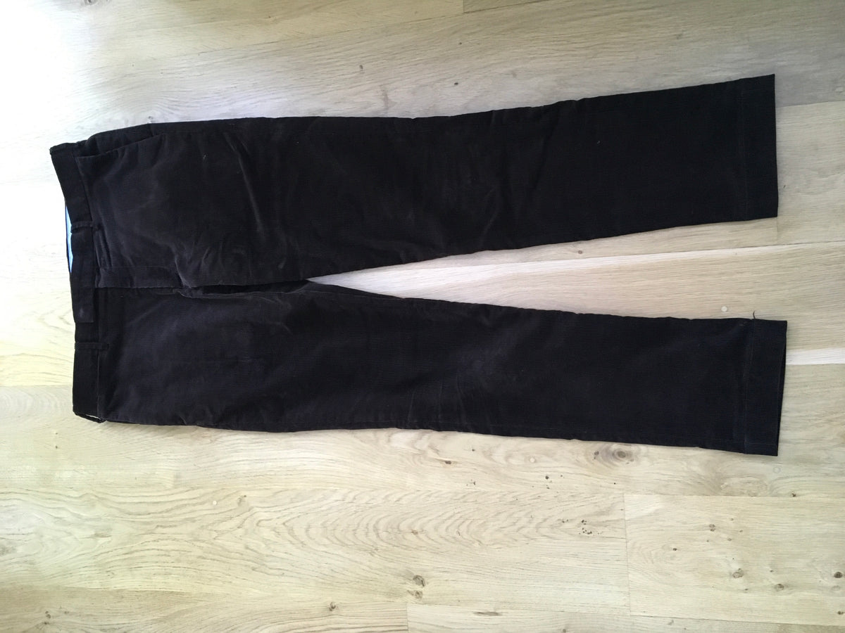 Ralph Lauren Polo Men's Brown Stretch Slim Fit Corduroy Pants Trousers Men