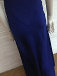 Ralph Lauren Purple Label Ribbed Panel Evening Dress Gown Ladies
