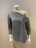 Dion Lee 'axis' Gingham Check One-shoulder Top Blouse Size AU 6 UK 6 US 2 XS ladies