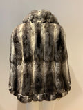 Chinchilla jacket BY Nello Santi Grey FUR Jacket Coat Size I 44 UK 12 US 8 ladies