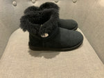 UGG MINI BAILEY SWAROVSKI BOOTS SUEDE BLACK US 6 /UK 4.5/EU 37 ladies