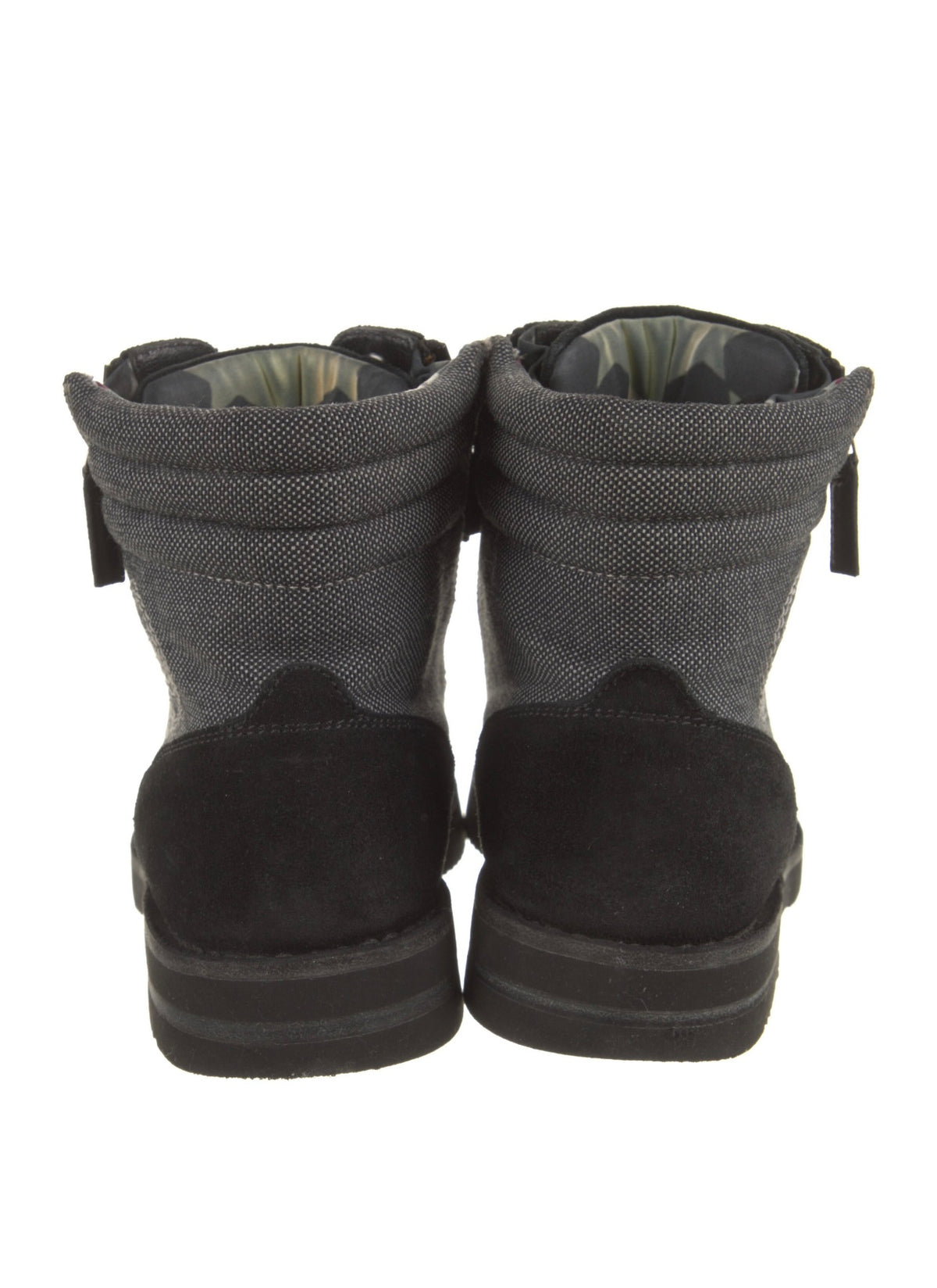 CHANEL Interlocking CC Logo Combat Boots SIZE 37 1/2 UK 4.5 US 7.5 ladies