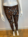 THE UPSIDE Tobacco Leopard Print Leggings Size XXS F 34 US 2 EU 32 ladies