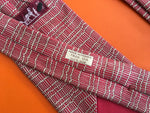 Hermès HERMES Paris Silk Red Print Tie 7820 UA 100% AUTHENTIC Men
