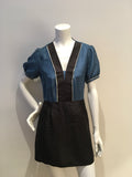 Amazing Rare See by CHLOÉ Celebrities Silk Colorblock Dress Size I 38 US 2 UK 6 ladies