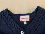 NECK & NECK navy wool knitted bolero cardigan 6 month 62-68 cm Girls Children