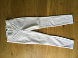 PAIGE Hoxton Ankle Skinny: Ultra White Jeans Denim Size 26 Ladies