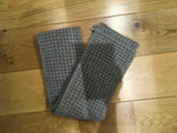 Uniqlo WOMEN Grey Fleece Snood Cable Knit Scarf Collar ladies