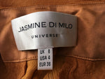 Jasmine Di Milo Rust Brown Wide Leg Pants Trousers  Ladies