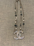 CHANEL 2019 19C CC Multi Strand Chain Pearls Choker Necklace Chain ladies