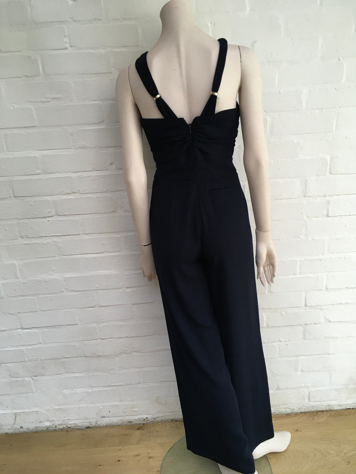 Whistles Juliana Navy Blue Jumpsuit Size UK 6 US 2 ladies
