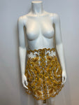 ZIMMERMANN Zippy Golden Scallop Cut Out Skirt Size 1 UK 10 US 6 FR 38 ladies