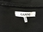 Ganni Runaway Guipure lace-trimmed stretch-jersey hooded sweatshirt 38 UK 10 US 6 ladies