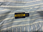 RUGBY RALPH LAUREN Blue Striped Shirt Size US 0 UK 4 XXS ladies