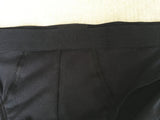 HANRO OF SWITZERLAND Cotton Essentials Brief Underwear - BLACK (3073) SIZE L LARGE MEN