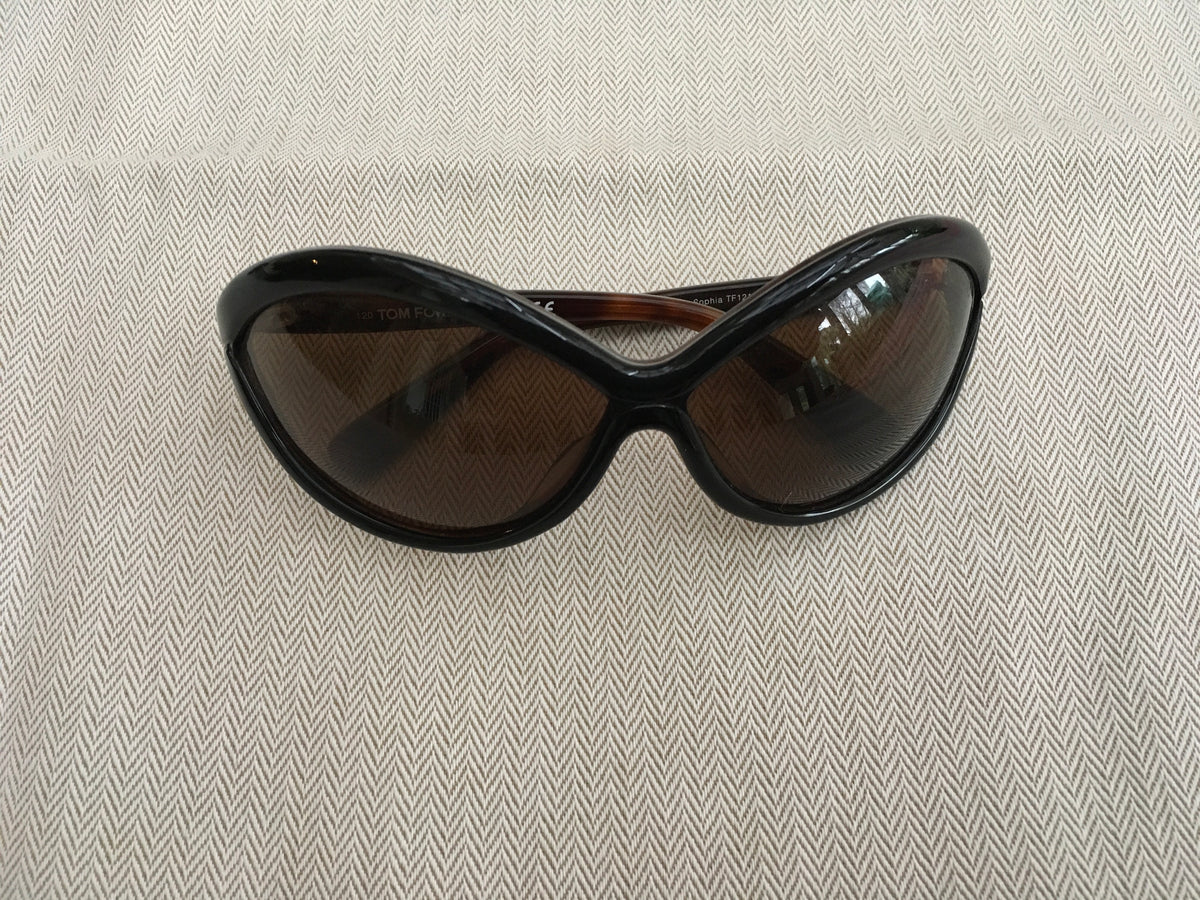 TOM FORD Sophia Oval Tinted Sunglasses SUNGLASSES FT0121 SOPHIA 83Z Ladies