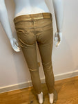 Ralph Lauren Black Label 400 Gold Skinny Pants Jeans Size 25 ladies