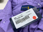 RALPH LAUREN Shirt Dress Purple Sleeveless Oxford Cotton Size S/P Small ladies