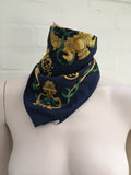 Hermès Ferronnerie Hermes Pocket Square scarf boyfriend 40 cm silk handkerchief Ladies