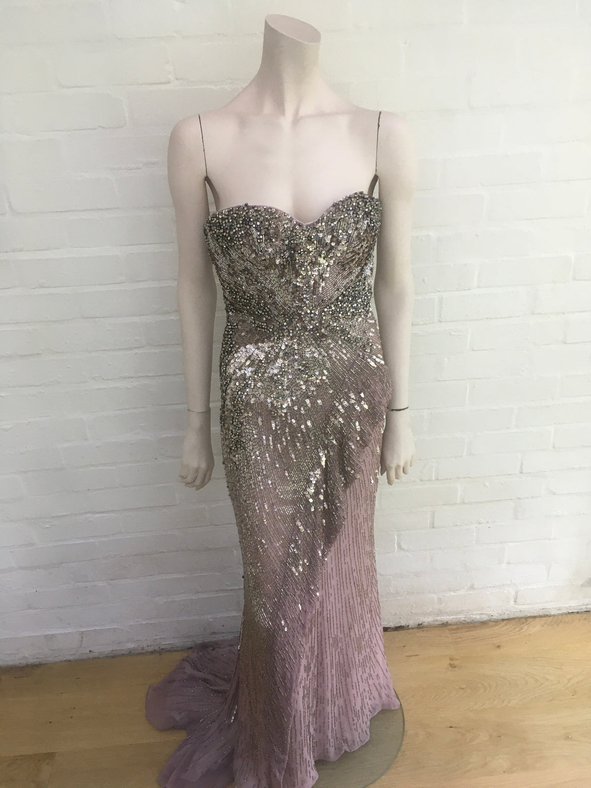Roberto Cavalli Runaway Embellished Corset Dress Gown RED CARPET I 40