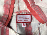 NECK & NECK KIDS Boys brick red striped djellaba linen 8-9 years  Children