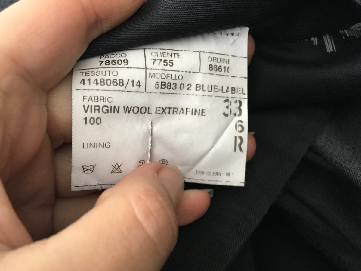 Ralph Lauren Polo Grey Virgin Wool Suit Trousers Pants  Men