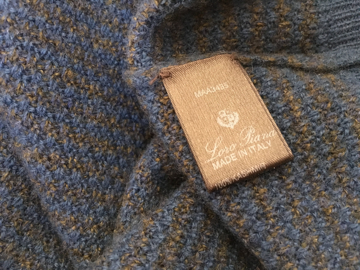 Loro Piana Hoodie Cashmere Downtown Pull Jumper Sweater Size 54 or XL Made in Italy 2,000$ Men