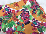 Christian Dior Limited Edition Canvas Floral Saddle Bag Multicolor Handbag ladies