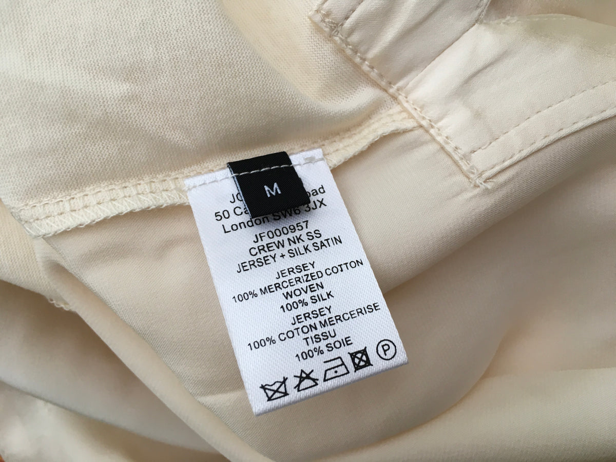 JOSEPH Women's satin back T-shirt Blouse Top Shirt Size M Medium Ladies