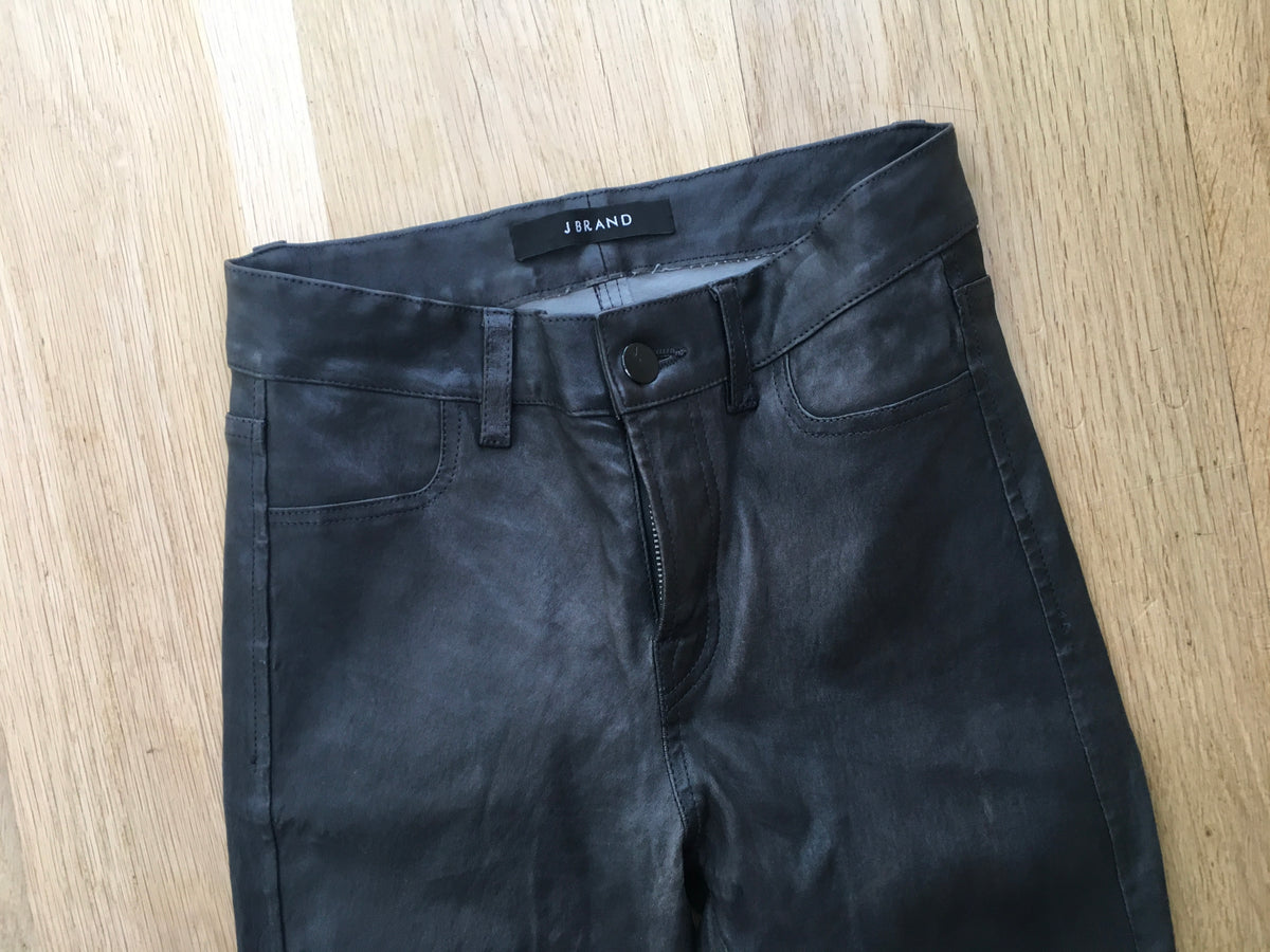 J BRAND L8001 Leather Super Skinny Pants Trousers Size 25 MOST WANTED ladies