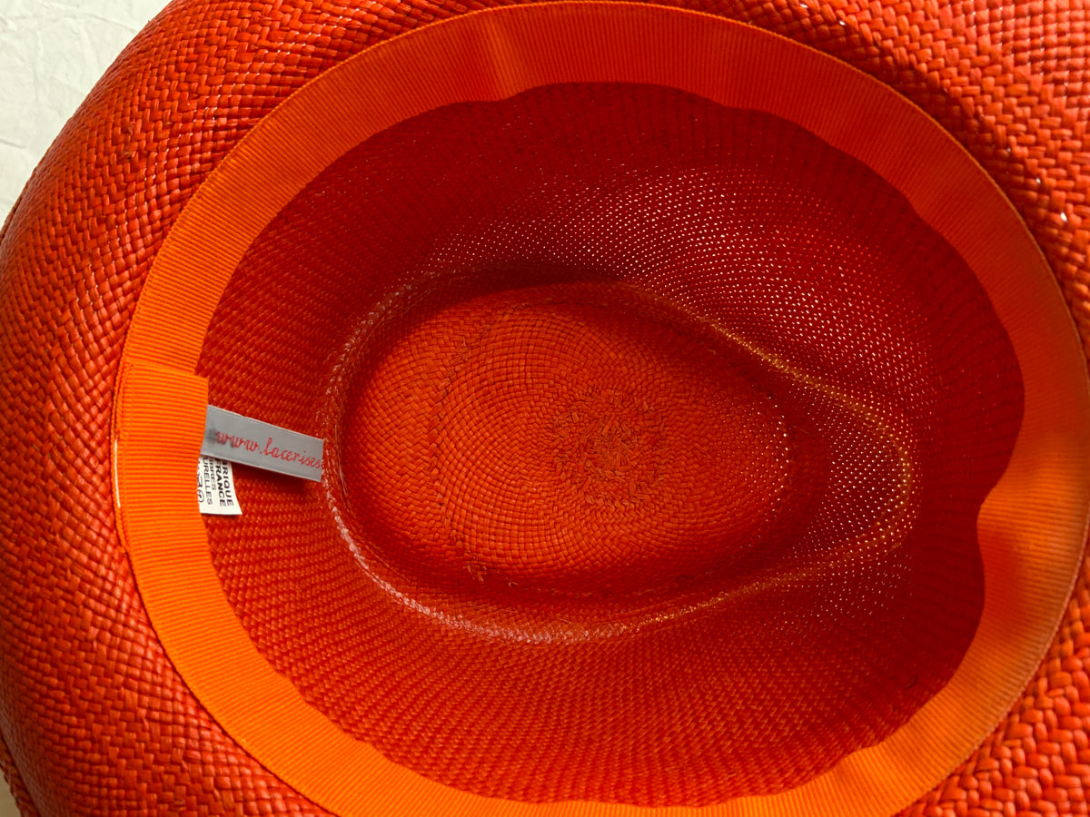 La Cerise Sur Le Chapeau - Natural Straw Hat Size 56 ladies