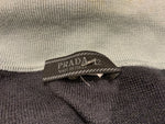 MOST WANTED PRADA  THIN KNIT CROPPED SWEATER JUMPER CASHMERE & SILK SIZE 42 ladies