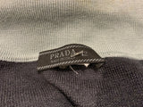 MOST WANTED PRADA  THIN KNIT CROPPED SWEATER JUMPER CASHMERE & SILK SIZE 42 ladies