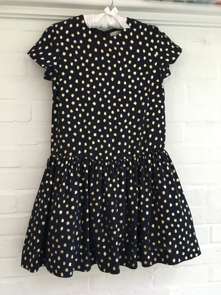 CREWCUTS J. CREW GIRLS BLACK GOLD DOTS DRESS Children Afashionistastore CREWCUTS J. CREW GIRLS BLACK GOLD DOTS DRESS Children Afashionistastore