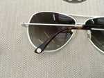 Orlebar Brown Men's Esiri White Aviator Style Sunglasses Men