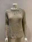 Ralph Lauren POLO Beaded Metallic Rollneck Wool Knit Sweater Jumper Size S/P ladies