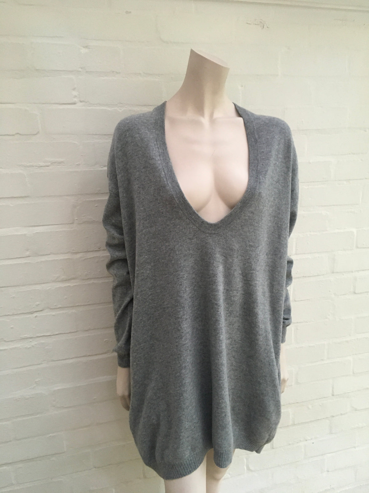 THE ROW Maita merino wool and cashmere-blend sweater dress jumper Size M Medium Ladies