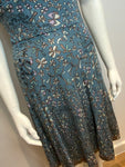 Issa London Silk Floral Print Dress Size UK 8 US 4 ladies