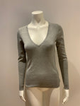 JOSEPH Women's Silk Blend Knit V neck Jumper Sweater Size L large ladies